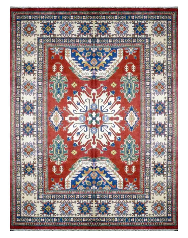 One Of The Kind Afghani Khotan Rug 10'10" x 7'11"